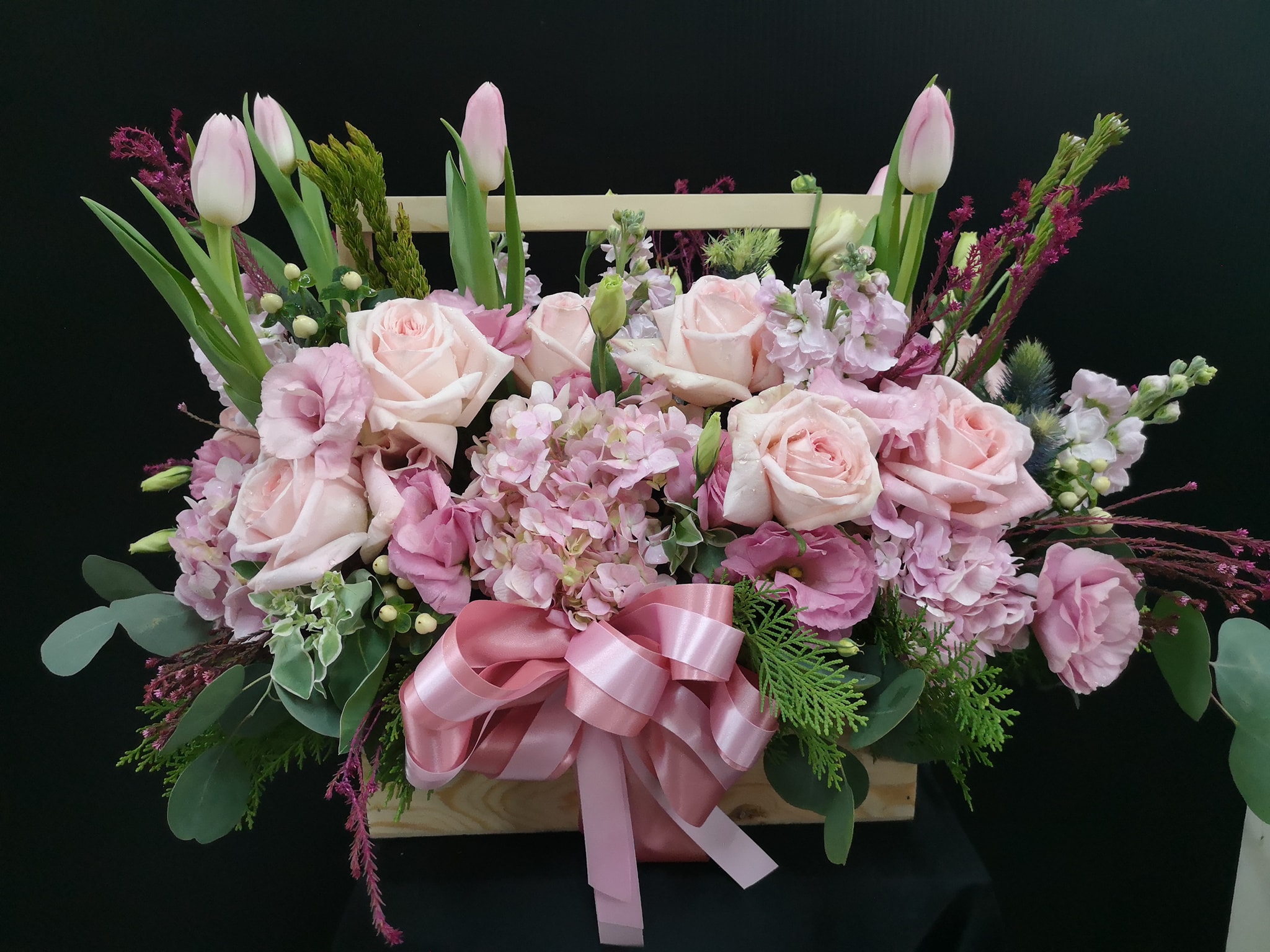 flower basket กระเช้าดอกไม้